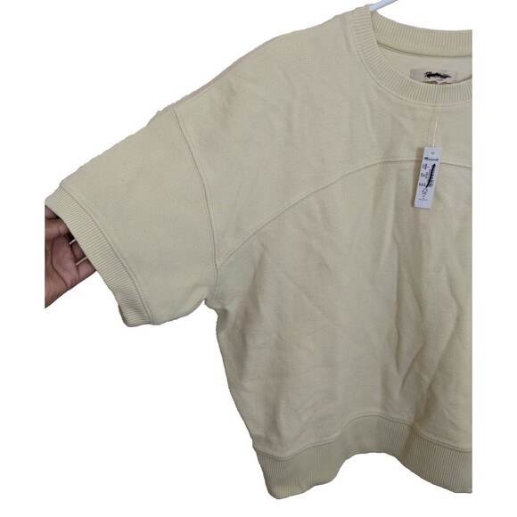 Madewell Ribbed Muscle Tee Botanical Dye Edition Daffodil Yellow Comfy Small - Picture 9 of 10